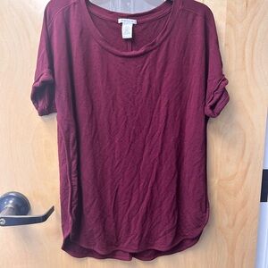 ☀️3/$10☀️ Matty M Burgundy Women's Top large